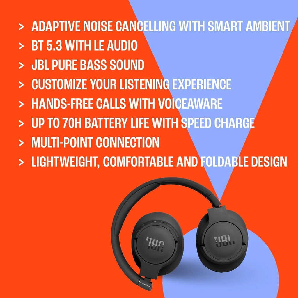 JBL Tune 770NC Wireless ANC Headphones