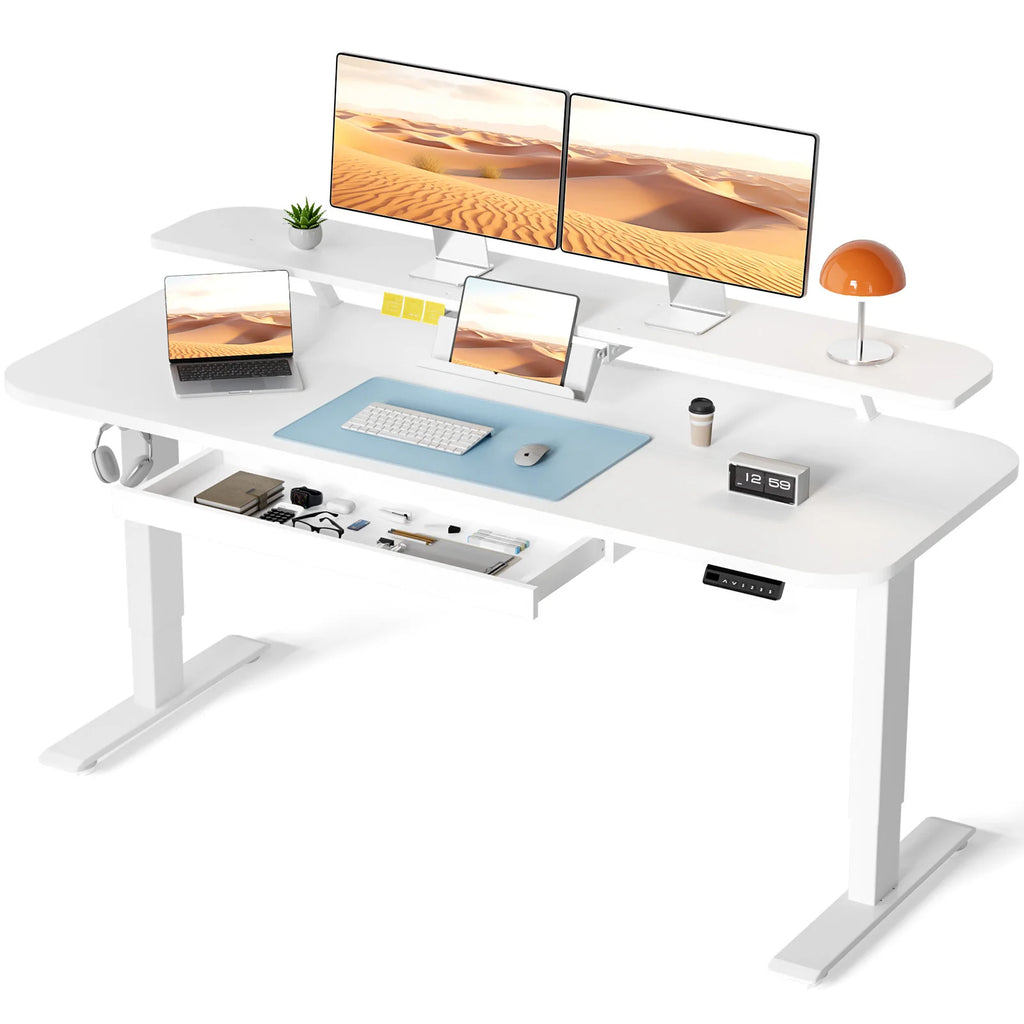 Standing Desk with Drawers