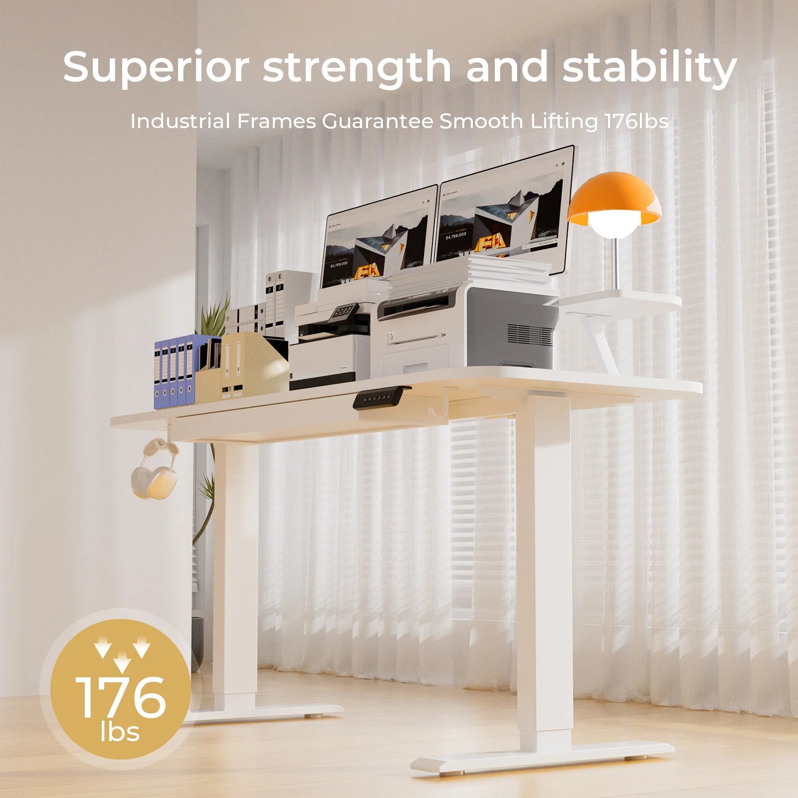 Standing Desk with Drawers