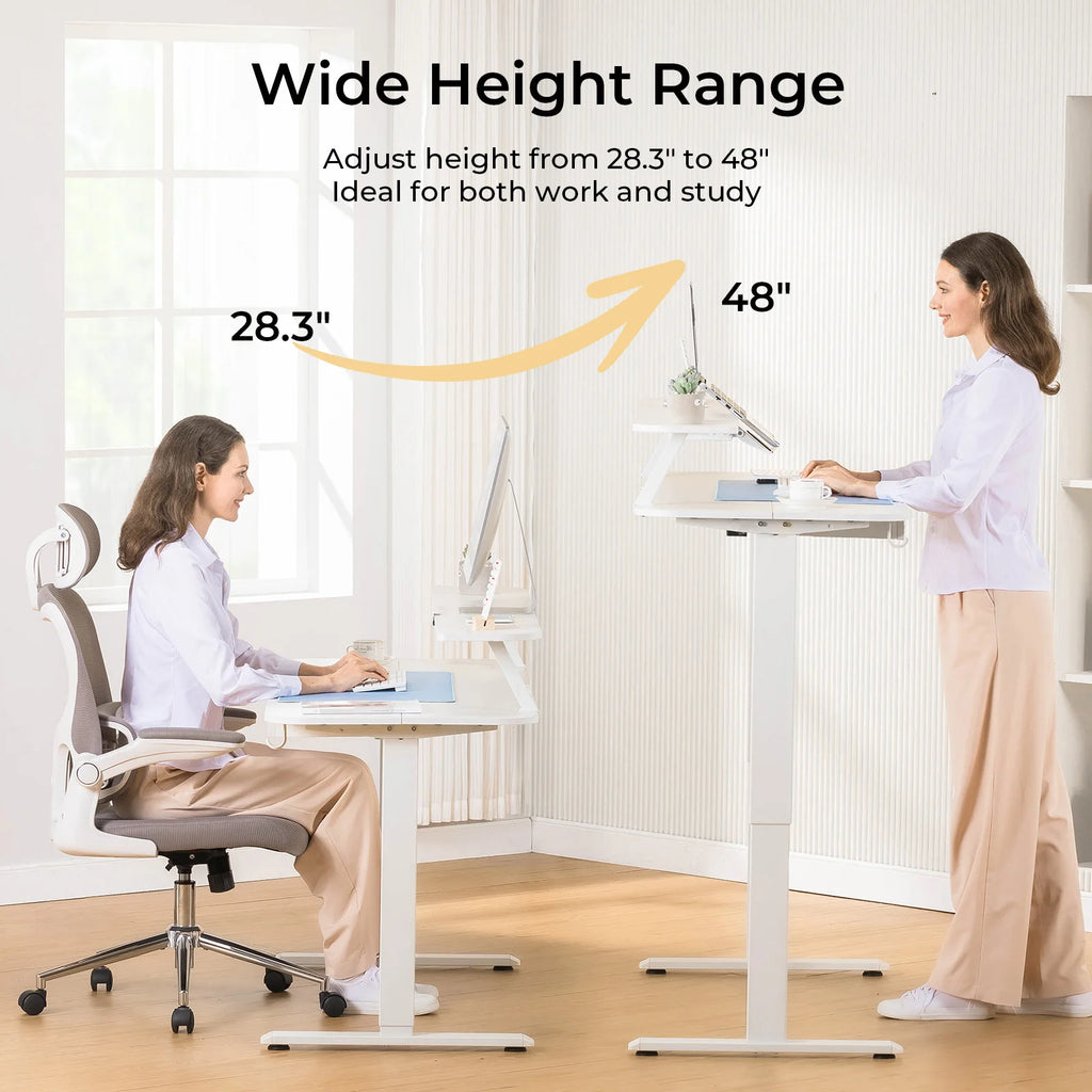 Standing Desk with Drawers