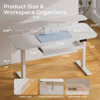 Standing Desk with Drawers