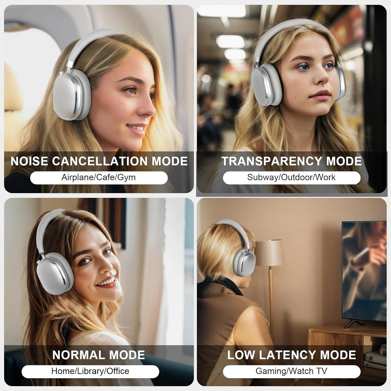T-fun NC95 ANC Bluetooth Headphones
