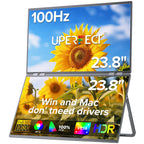 UPERFECT Delta 23.8 Inch Dual Portable Monitor