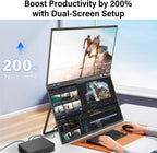UPERFECT Delta 23.8 Inch Dual Portable Monitor
