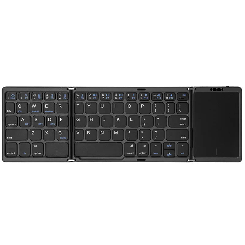 Foldable Bluetooth Keyboard with Touchpad