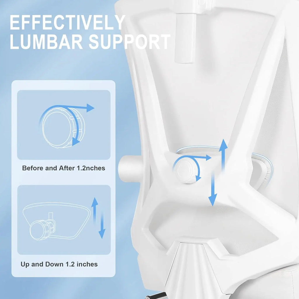 Ergonomic Office Chair with Footrest