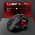 Wireless Trackball Mouse Dual Bluetooth