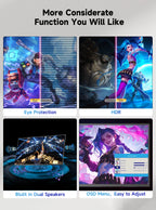 UPERFECT 23.8 Inch Portable Gaming Monitor