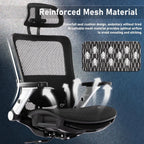 COLAMY Ergonomic Mesh Office Chair with Footrest
