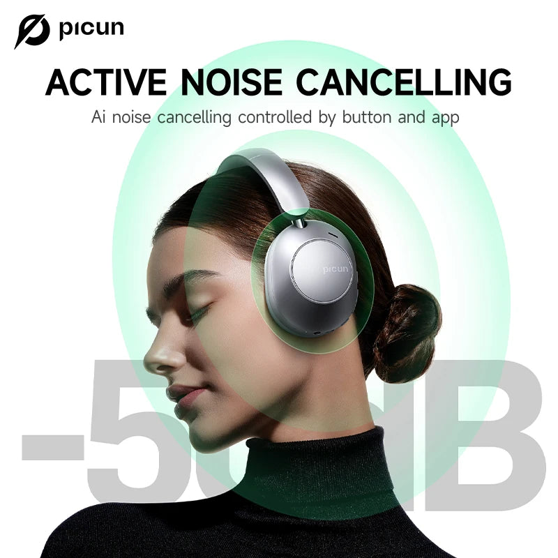 Picun F6 ANC Bluetooth Headphones