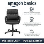 Adjustable Task Office Chair with Armrests