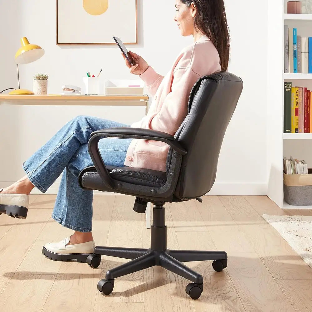 Adjustable Task Office Chair with Armrests
