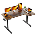 L Shaped Electric Standing Desk 55x33.5