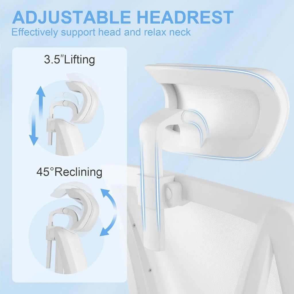 Ergonomic Office Chair with Footrest