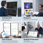 UPERFECT Delta 23.8 Inch Dual Portable Monitor