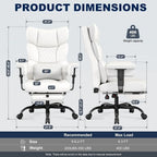 Ergonomic High Back Office Chair with Footrest
