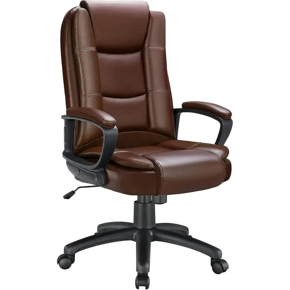 Ergonomic PU Leather Office Chair