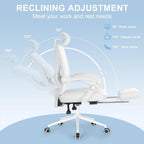 Ergonomic Office Chair with Footrest