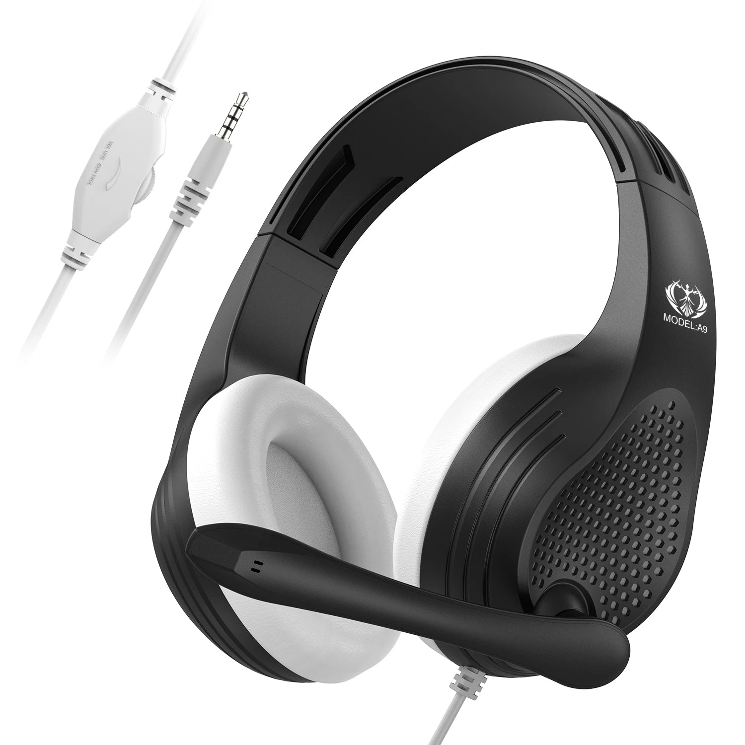 3.5mm Wired Over Ear Headphones with Mic