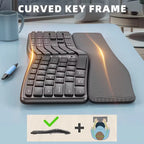 Ergonomic Wireless Bluetooth Keyboard