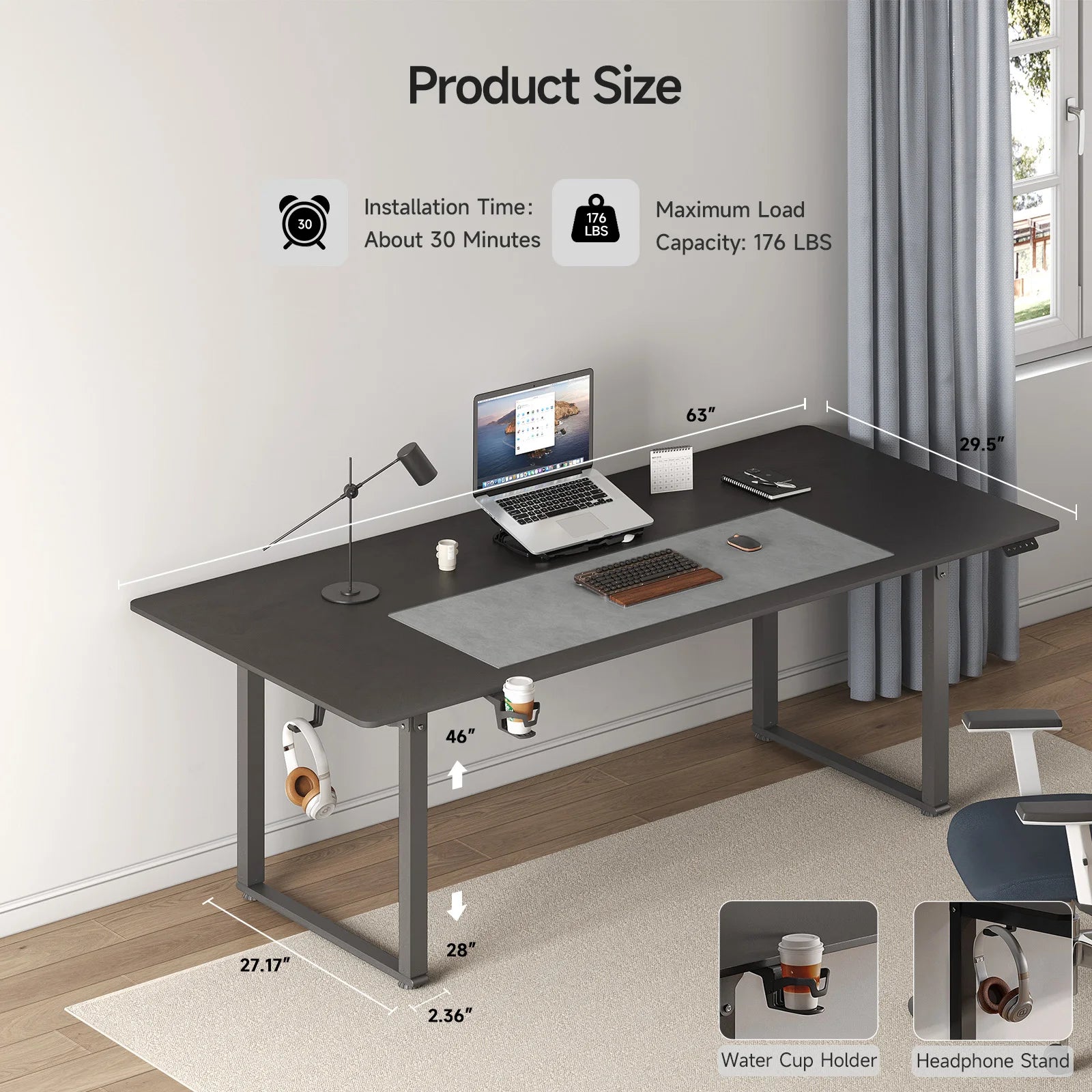 Electric 4 Leg Standing Desk