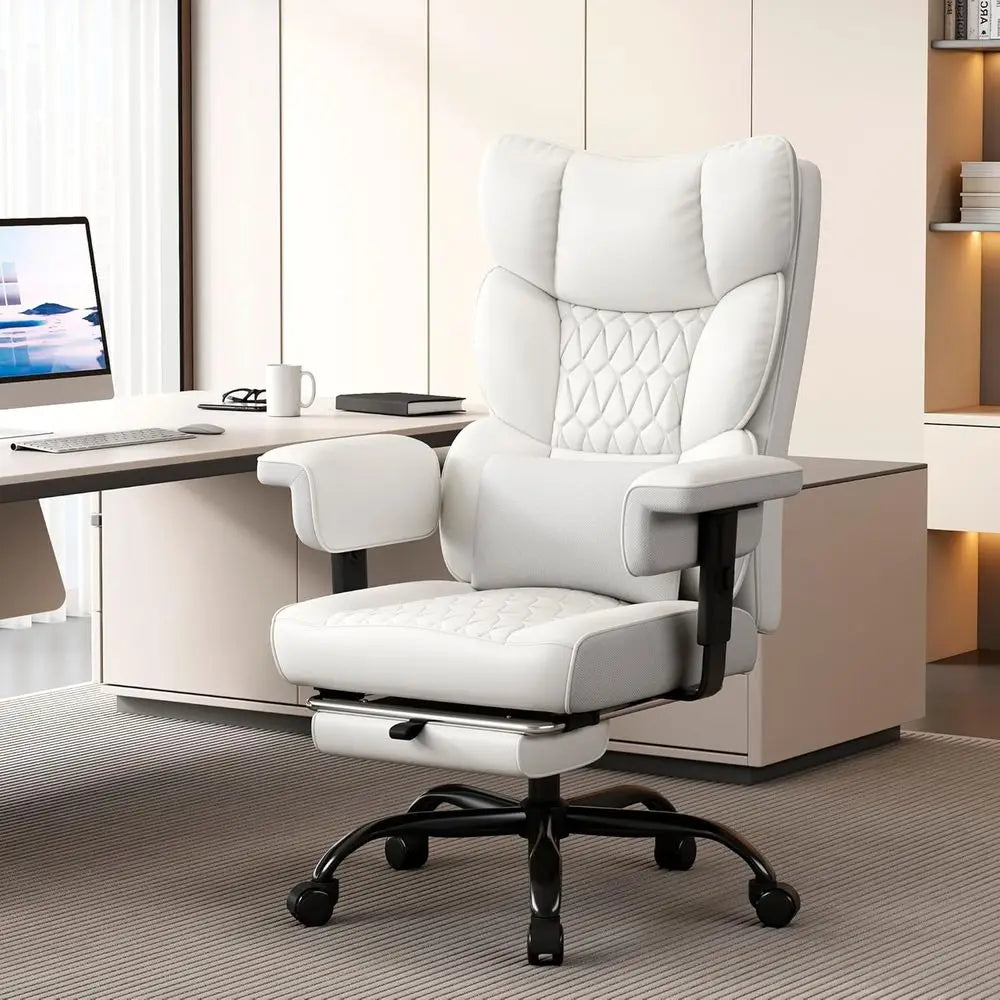 Ergonomic High Back Office Chair with Footrest