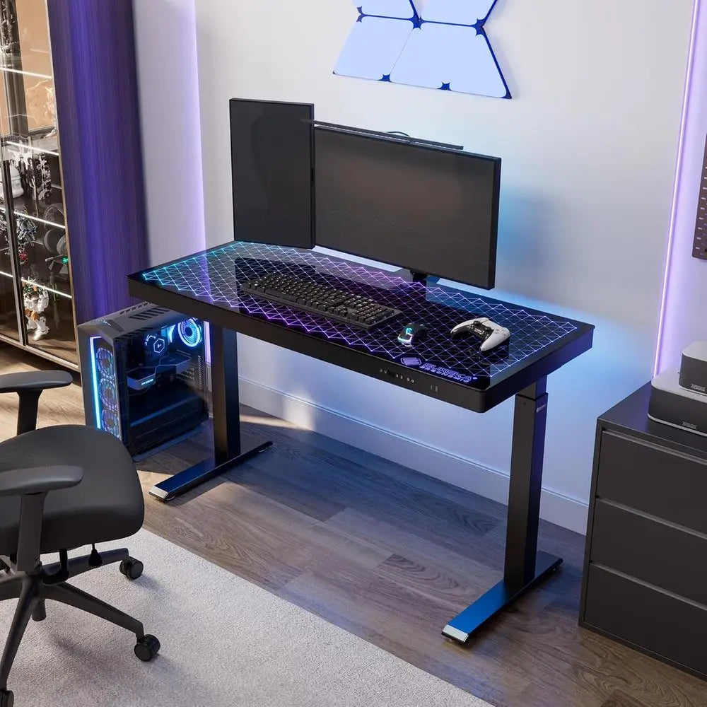 RGB Gaming Standing Desk