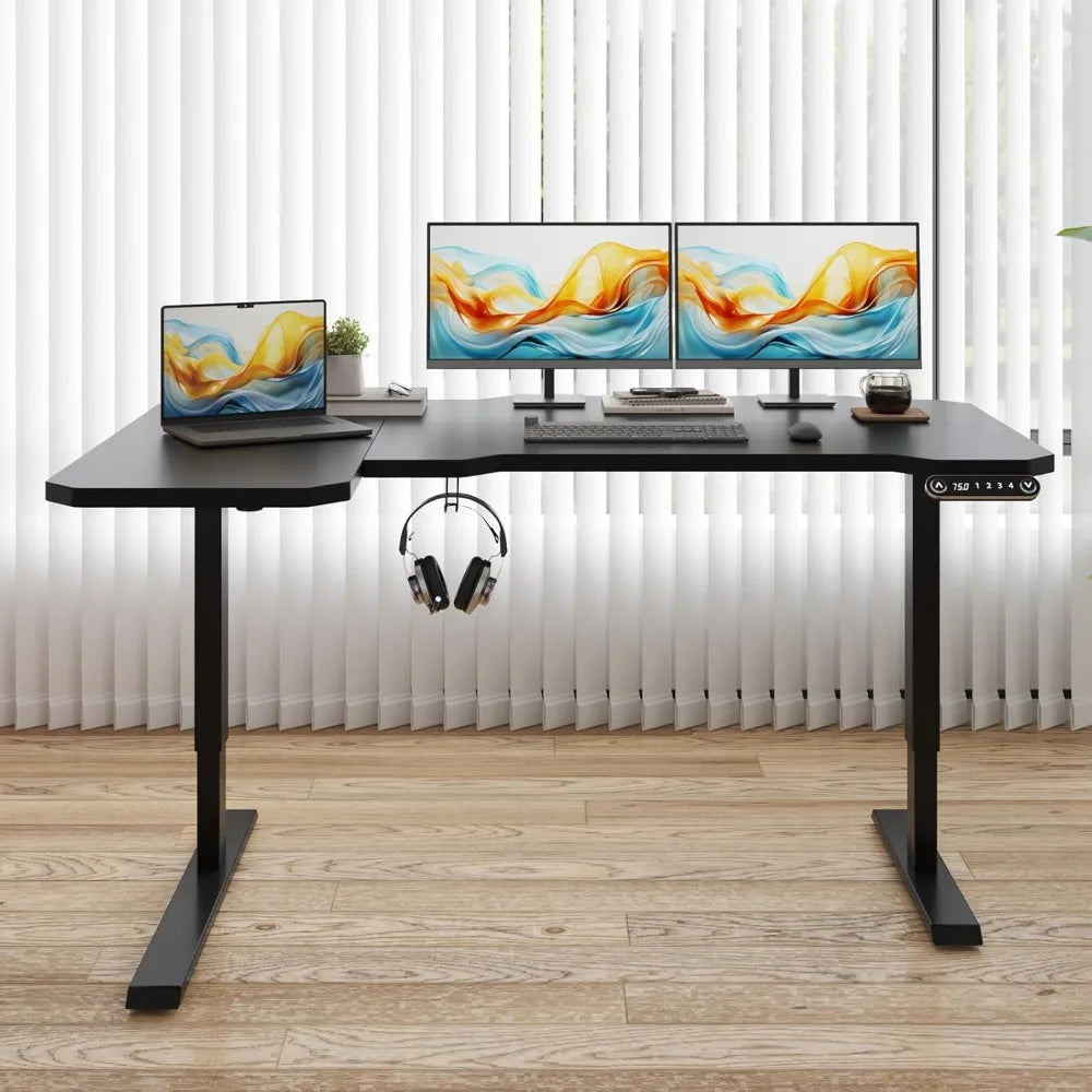 59 Inch L Shape Standing Desk