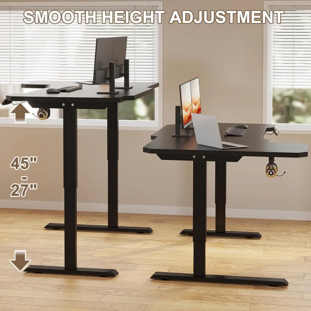59 Inch L Shape Standing Desk
