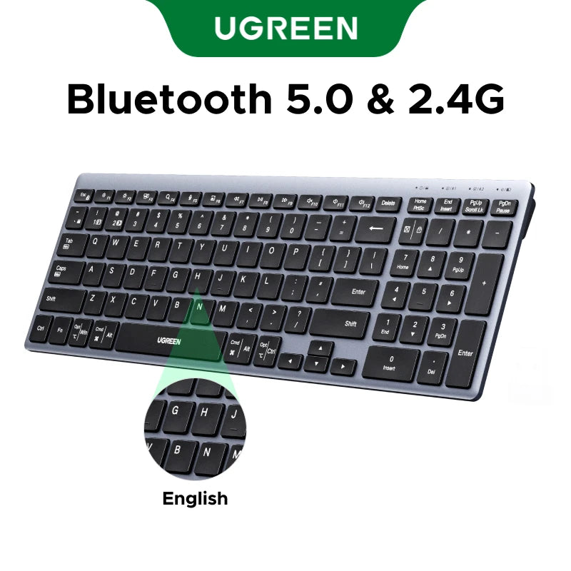 UGREEN 99 Key Wireless Keyboard
