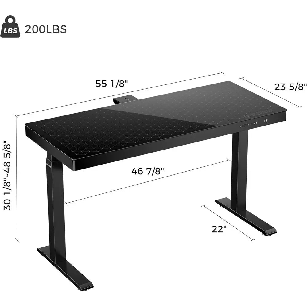 RGB Gaming Standing Desk