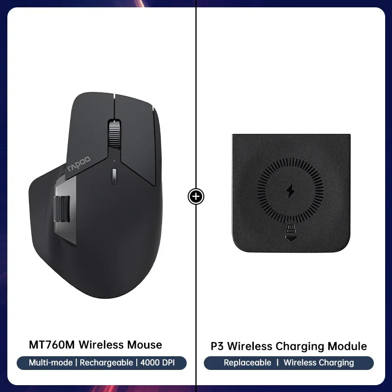 Rapoo MT760 Tri Mode Wireless Mouse