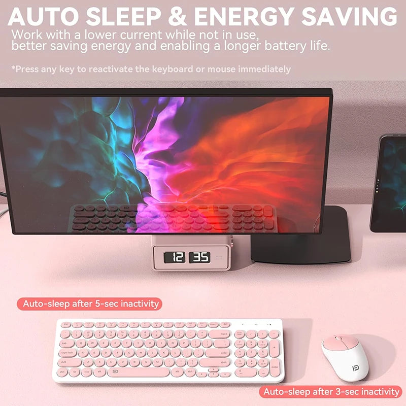 E-YOOSO Wireless Keyboard Mouse Set