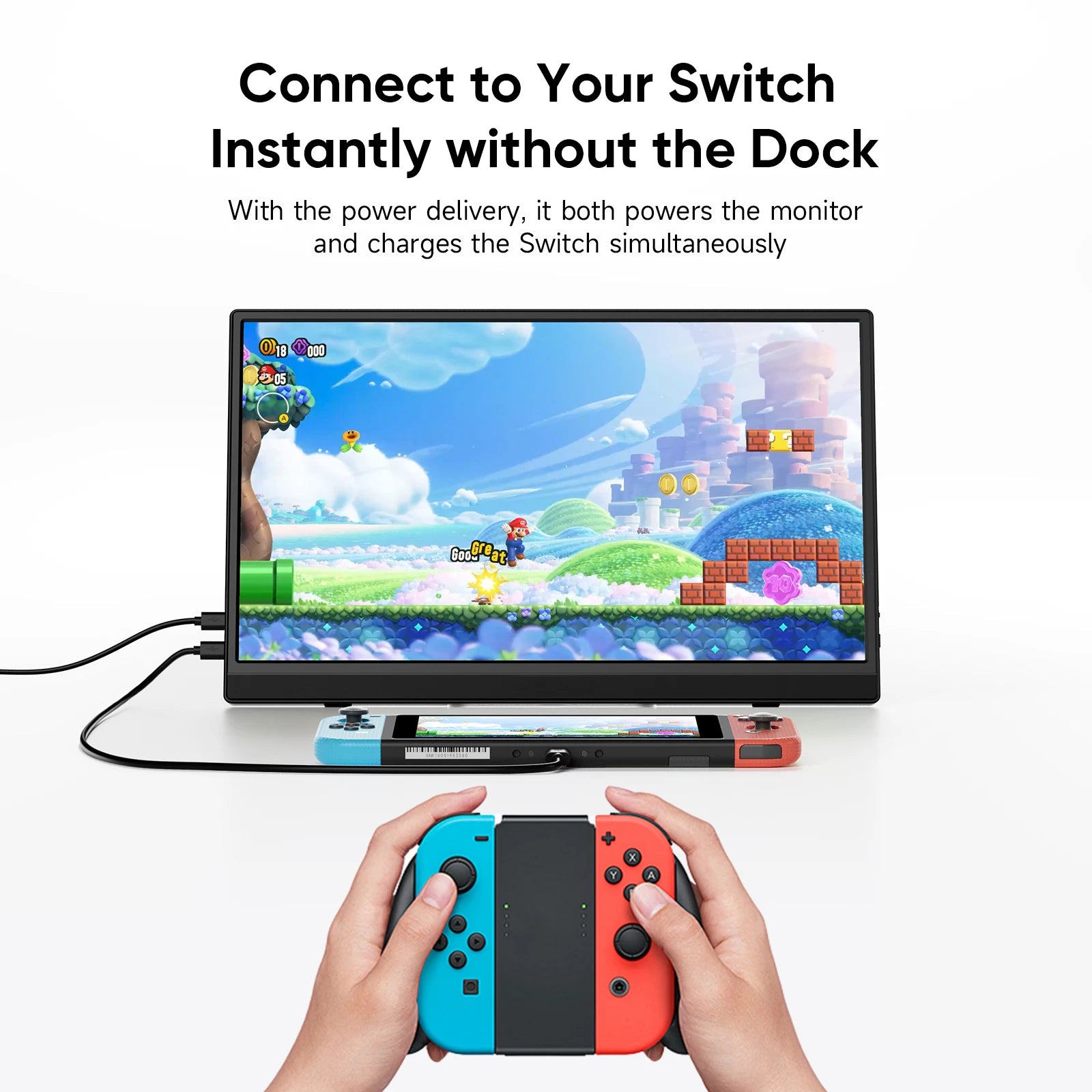 Dopesplay 15.6 Inch Portable Monitor