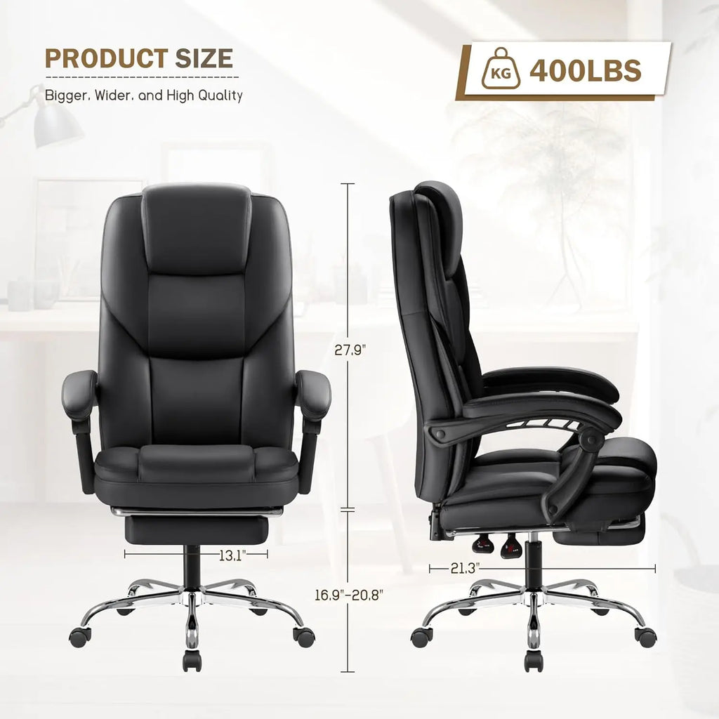 Executive Office Chair with Footrest