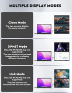 Amoudo 15.6 Inch Dual Portable Monitor