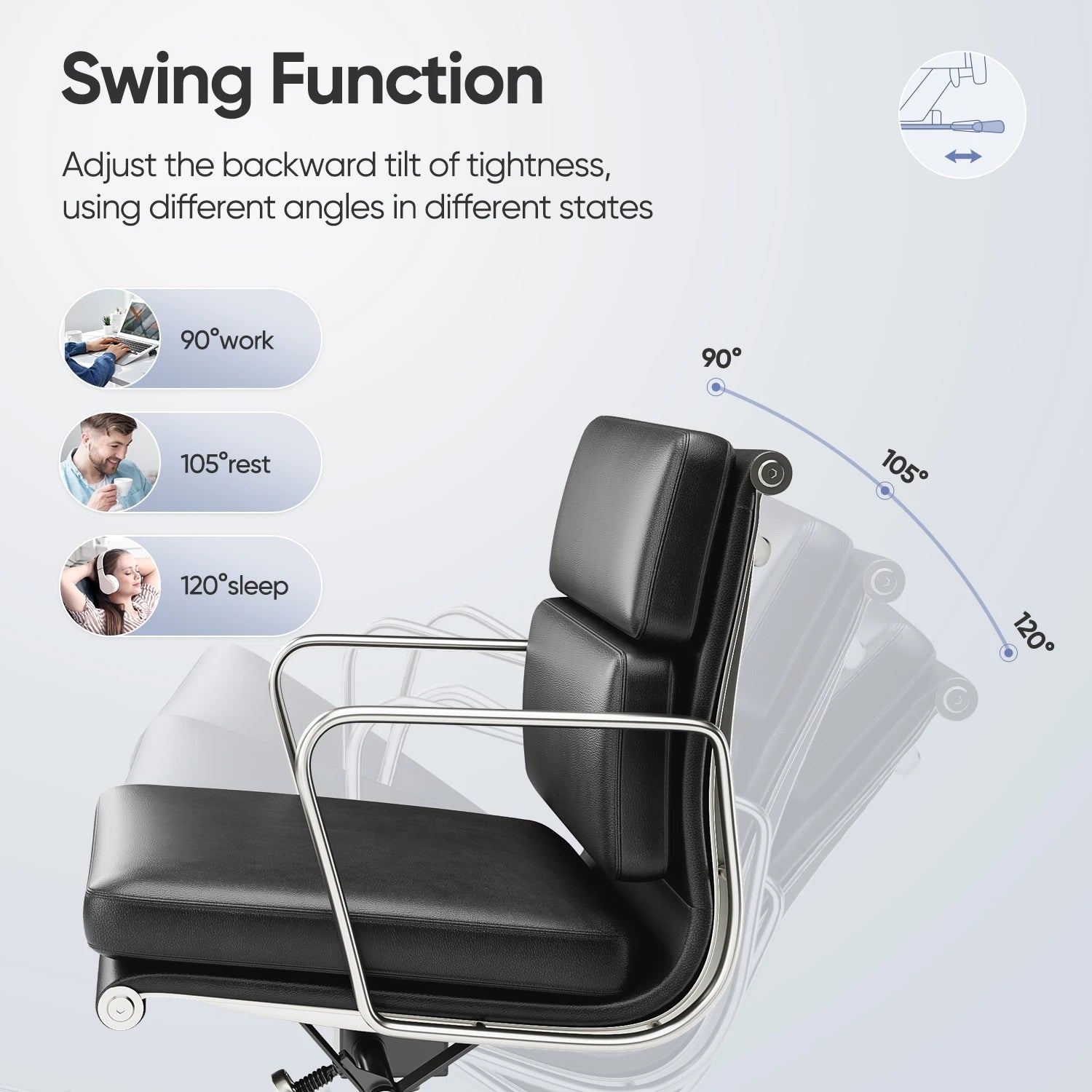 Classic Leather Executive Office Chair