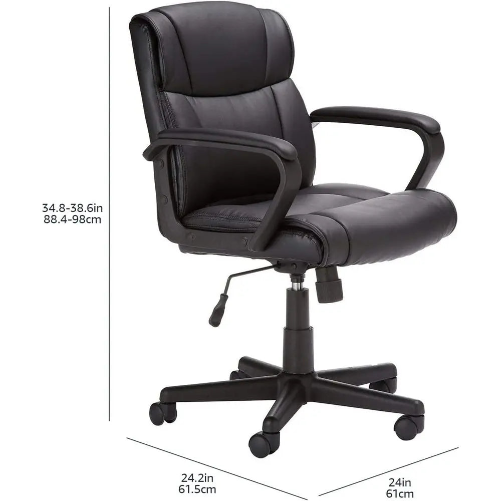 Adjustable Task Office Chair with Armrests