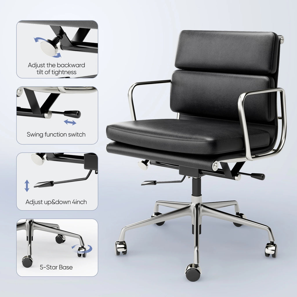 Classic Leather Executive Office Chair