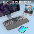 Ergonomic Wireless Bluetooth Keyboard