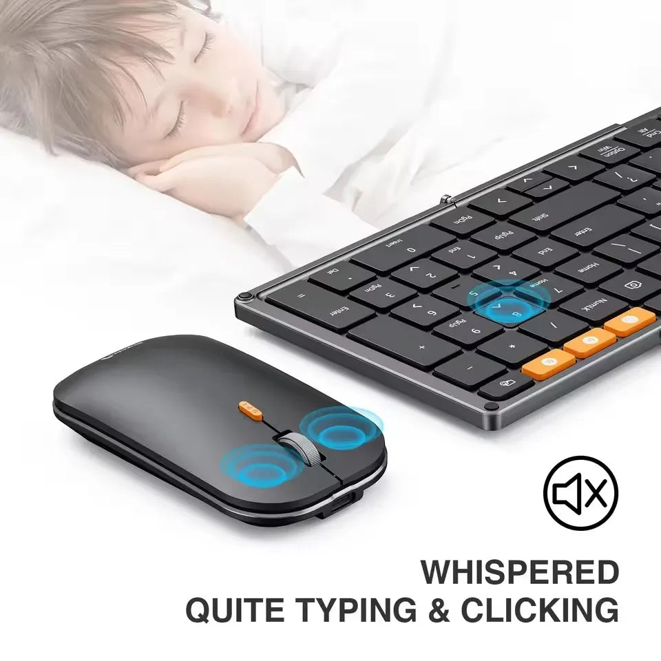 ProtoArc XKM01 Foldable Keyboard Mouse Combo