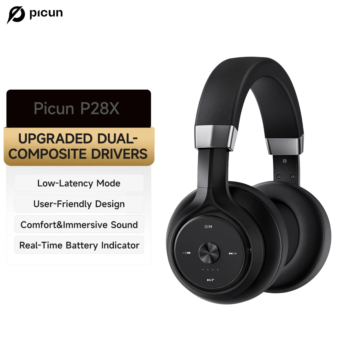 Picun P28X Wireless Headphones