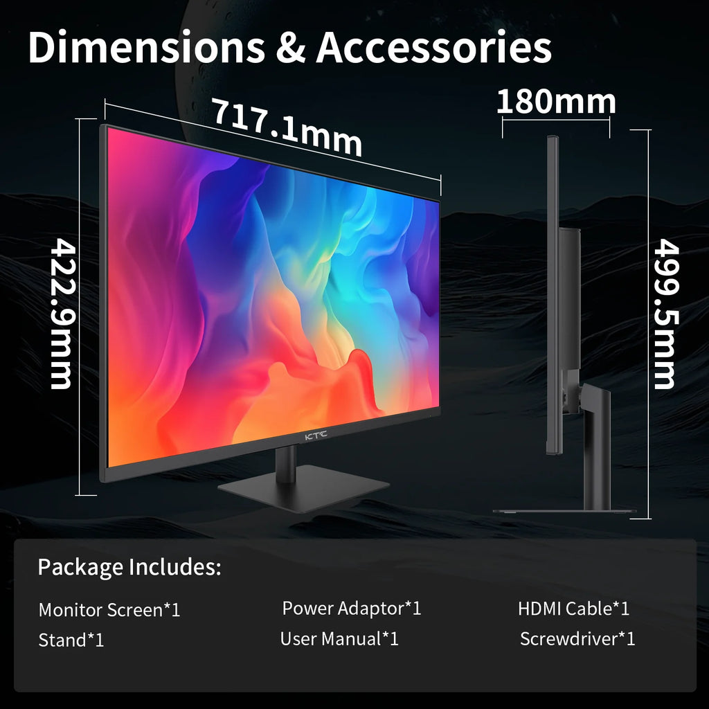 KTC 32 Inch 2K Computer Monitor